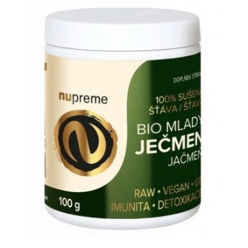 Mladý ječmen premium 100g BIO NUPREME