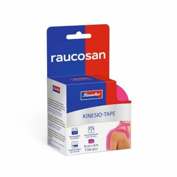 Tejp.páska Raucosan KinesioTape 5cmx5m růž. 109701