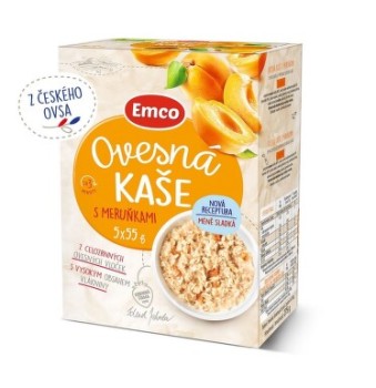 EMCO Ovesná kaše s meruňkami 5x55g