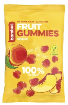 bombus Fruit 100% Gummies peach 35g
