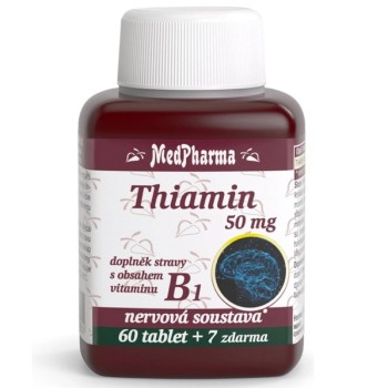 MedPharma Thiamin (vitamin B1) 50mg 67tbl