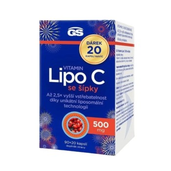 GS Vitamin Lipo C 500mg se šípky cps.90+20 dárek