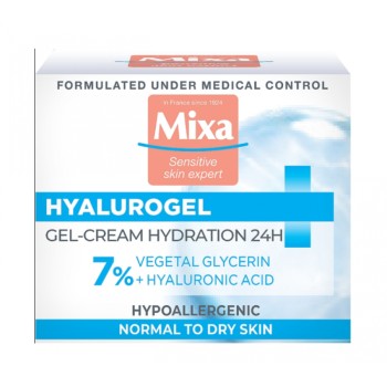 Mixa Hyalurogel pleťový gel-krém 50ml