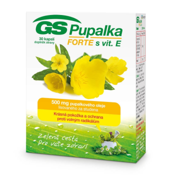 GS Pupalka Forte s vitaminem E 30cps 2016
