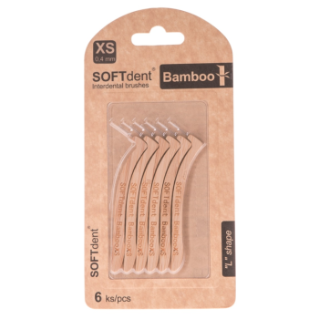 SOFTdent Bamboo mezizubní kartáček XS 0,4 mm 6 ks