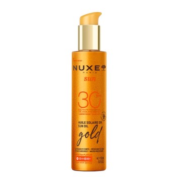 NUXE SUN OR Zlatavý opalovací olej na tvář a tělo s vysokou ochranou SPF 30 150 ml