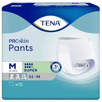 TENA Proskin Pants Super M Inkontinenční kalhotky 12ks