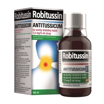 Robitussin Antitussicum 7.5mg/5ml sirup 100ml