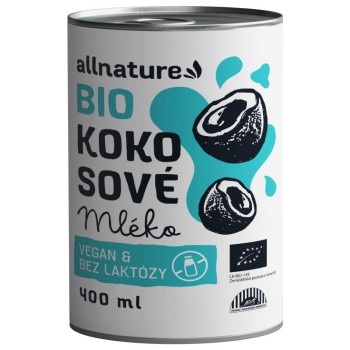 Allnature Kokosové mléko BIO 400ml