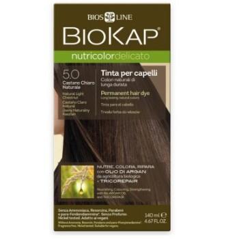 BIOKAP Barva na vlasy 5.0 Kaštan přír.světlá 140ml