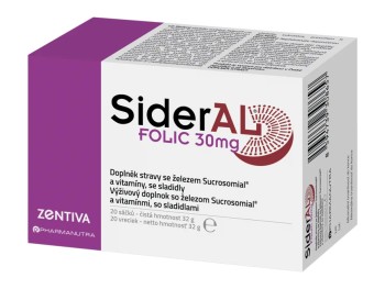 SiderAL Folic 30mg 20 sáčků