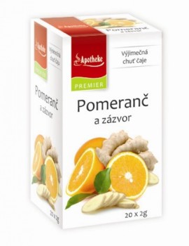 Apotheke Pomeranč a zázvor čaj 20x2g