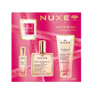 NUXE Huile Prodigieuse Floral se svíčkou dárk.sada