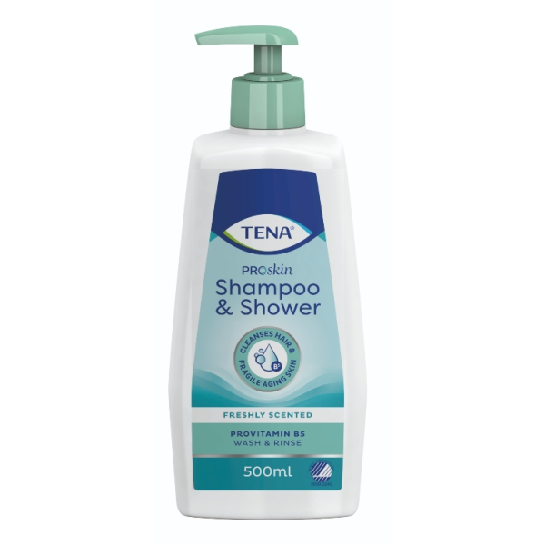 TENA Shampoo&Shower šampon+spr.gel 500ml 1208