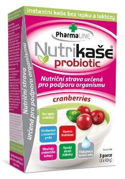 Nutrikaše probiotic cranberries 180g (3x60g)