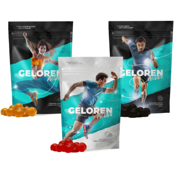 Geloren ACTIVE mango & pomeranč & ostružina 3x90 želé tablet