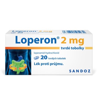 LOPERON 2 mg tvrdé tobolky, 20 cps.