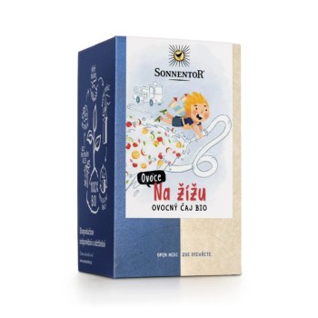 Na žížu ovocný čaj bio Sonnentor 18 x 1,8 g