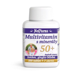 MedPharma Multivitamin s minerály 50+ 107 tablet