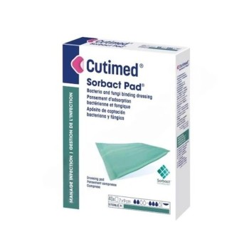 Cutimed Sorbact Pad antimikr.komprese 7x9cm 40ks