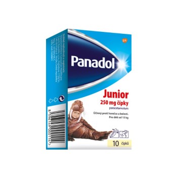 Panadol Junior 250mg sup. 10 CZ