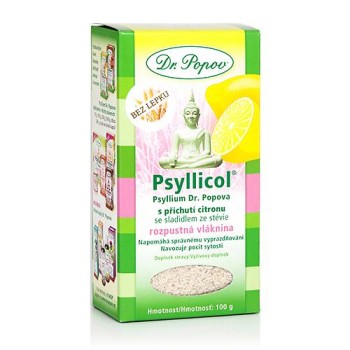 Dr.Popov Psyllicol s příchutí citronu 100g
