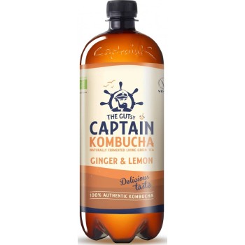 The Gutsy Captain Kombucha zázvor & citron BIO 1l