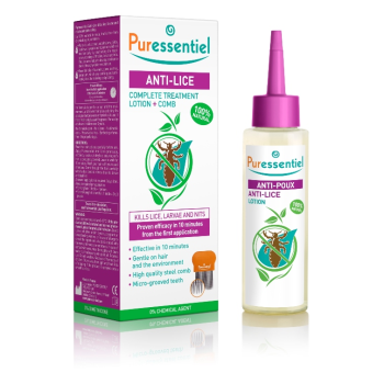 PURESSENTIEL Roztok proti vším+hřebínek 100ml