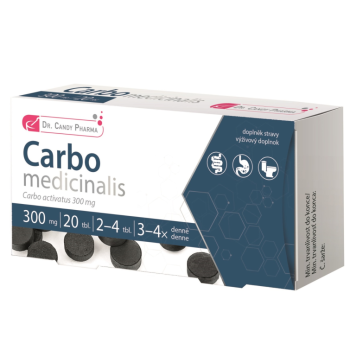 Dr.Candy Pharma Carbo medicinalis tbl.20x300mg