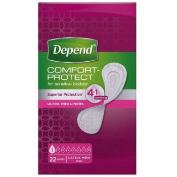 Depend Liners Ultra mini inkont.vložky ženy 22ks