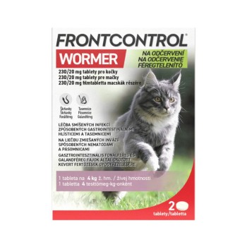 Frontcontrol Wormer 230/20mg pro kočky 2 tablety