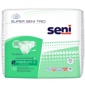 Seni Super Trio Medium 10 ks ink. plen. kalh.