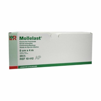 Obin.elast.fix. Mollelast 8cm x 4m 20ks