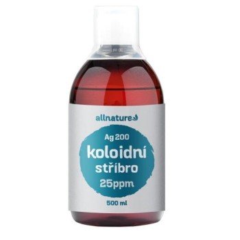 Allnature Koloidní stříbro Ag200 25ppm 500ml