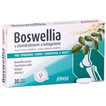 Favea Boswellia s chondroitinem a kolagenem 30tbl