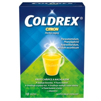 Coldrex Horký nápoj Citron por.plv.sol.scc.10