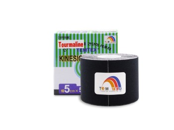 Temtex kinesio tape Classic černá 5cm x 5m