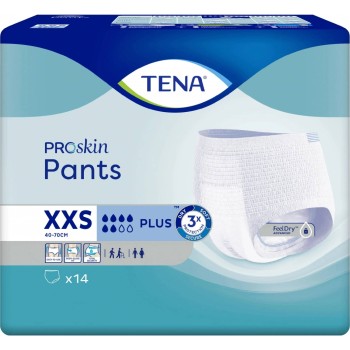 TENA Proskin Pants Plus XXS Inkontinenční kalhotky 14ks