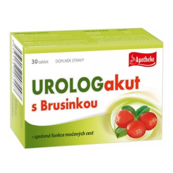 Apotheke Urolog akut s brusinkou 30tbl