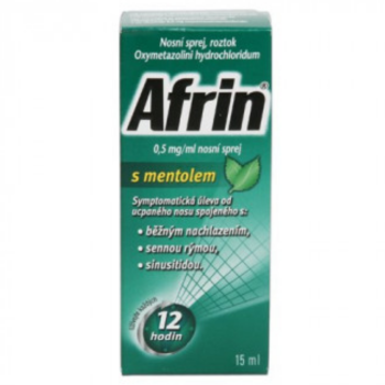 Afrin 0.5mg/ml s mentolem nas.spr.sol.1x15ml/7.5mg