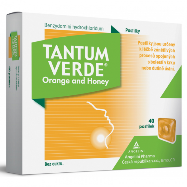 Tantum Verde Orange and honey orm.pas.40x3mg
