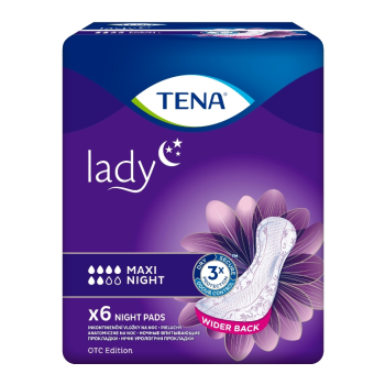 TENA Lady Maxi Night ink.vložky 6ks 760984