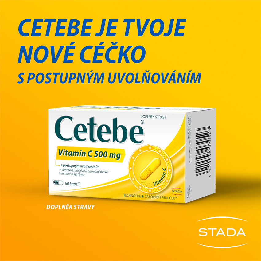 Cetebe vitamin C 500mg 60 kapslí. Foto 8
