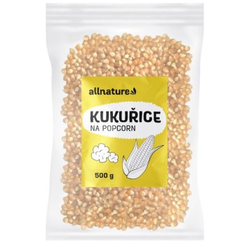 Allnature Kukuřice na popcorn 500g