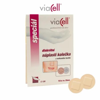 VIACELL C120 Náplast diskrétní kolečka d24mm 15ks