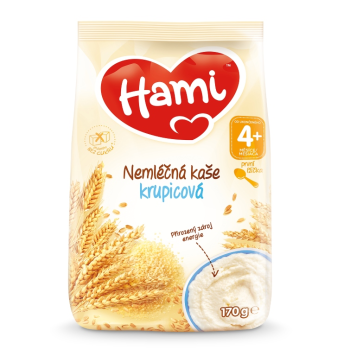 Hami nemléčná kaše krupicová 170g 4M