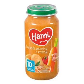 Hami Zahradní zelenina s krůtou 250g 10M+