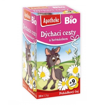 Apotheke BIO Dětský čaj Na dýchací cesty s heřmánkem 20x1,5g