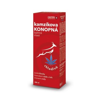 Cemio Kamzíkova konopná mast chladivá 200ml