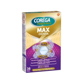 Corega Power Max čistící tablety Max Čistota 36ks